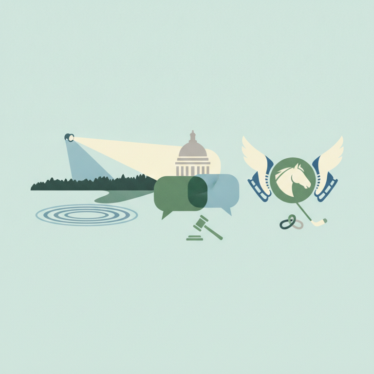 A flat-style digital illustration on