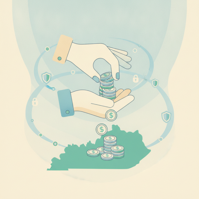 An illustration representing a legal settlement,