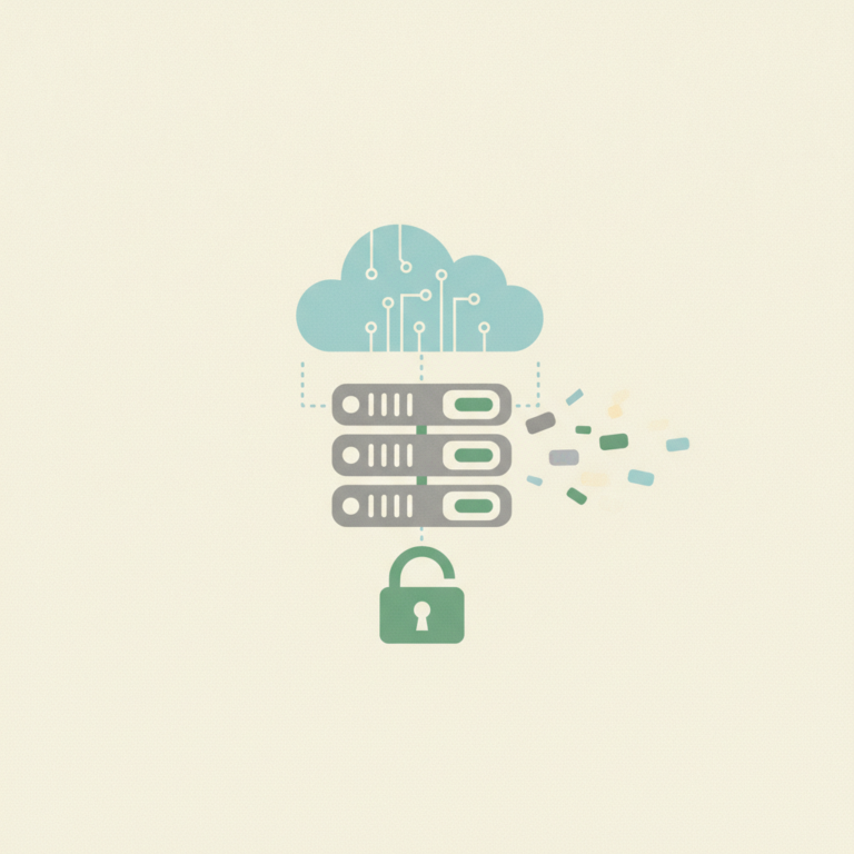 An illustration of a cloud computing network with