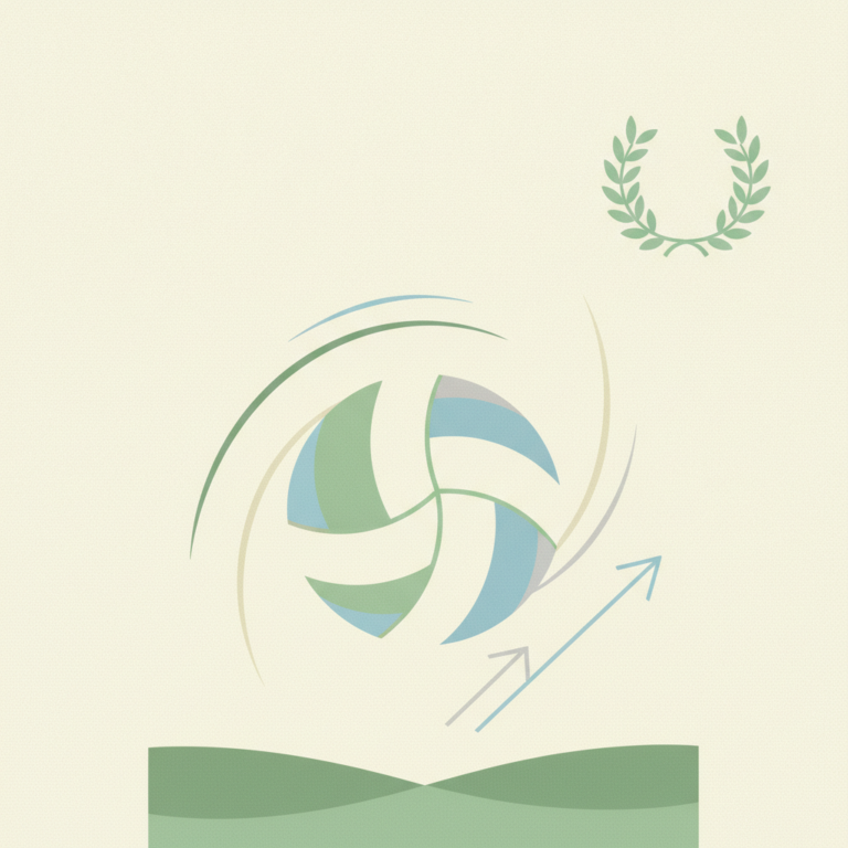 A minimalist vector illustration on a cream