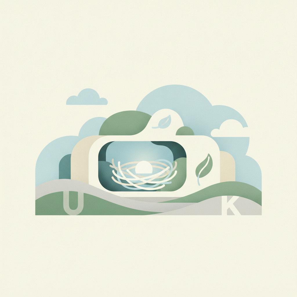A minimalist graphic illustration in soft pastel green