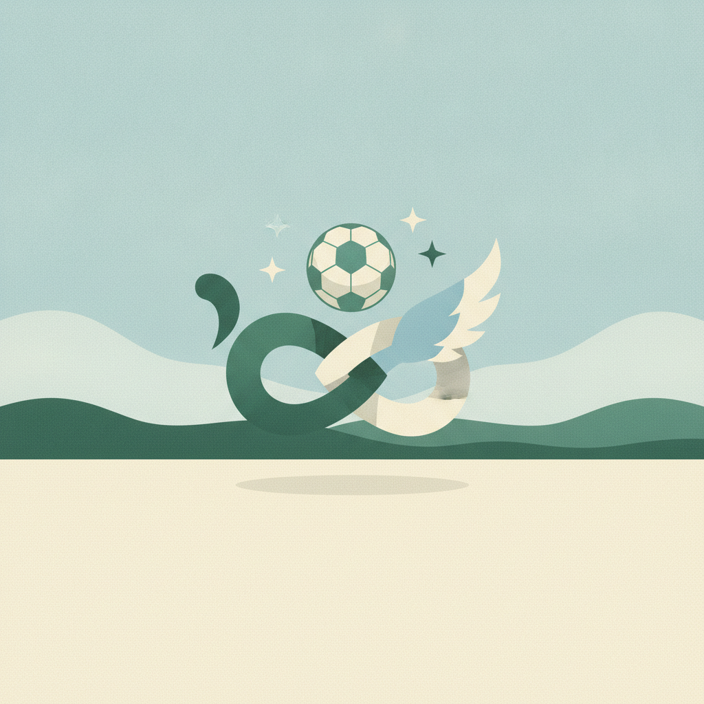 green/beige geometric pattern) floating
