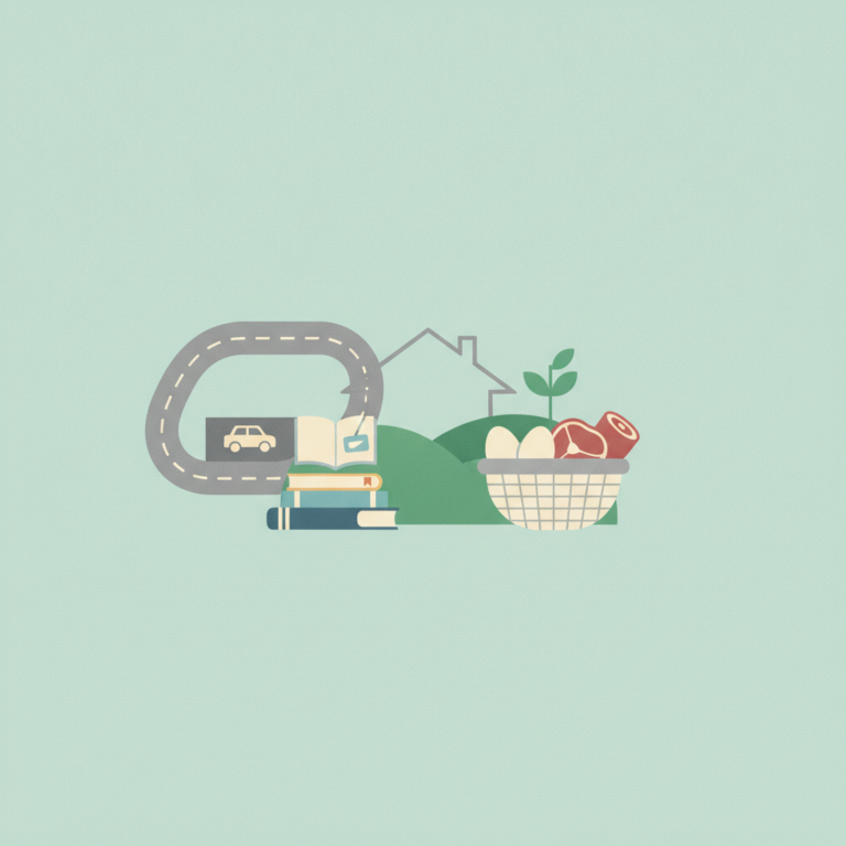 A flat-style graphic illustration on