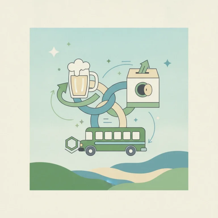 A stylized graphic
