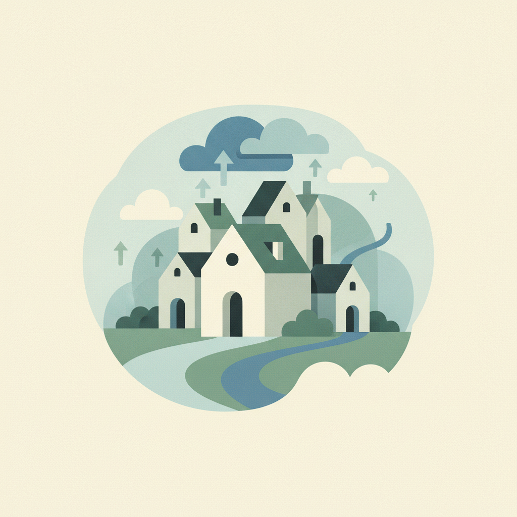 A flat graphic illustration of