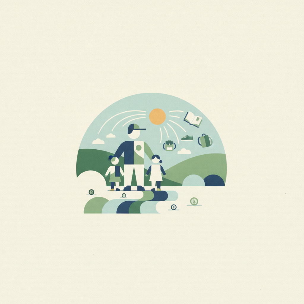 A stylized illustration of a uniformed