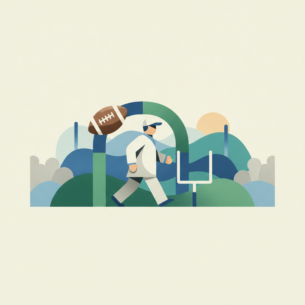 white goalpost