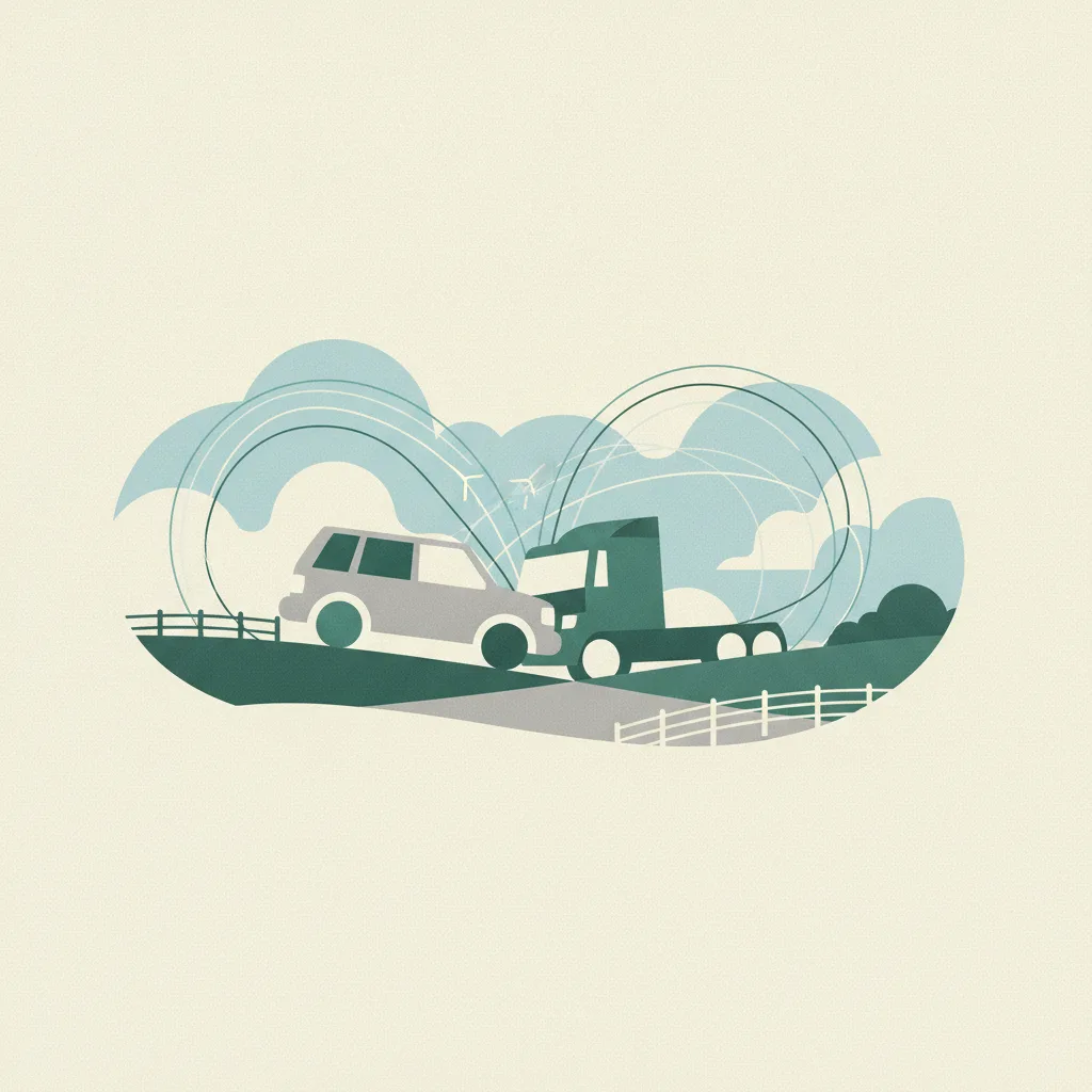 Minimalist illustration depicting a head-