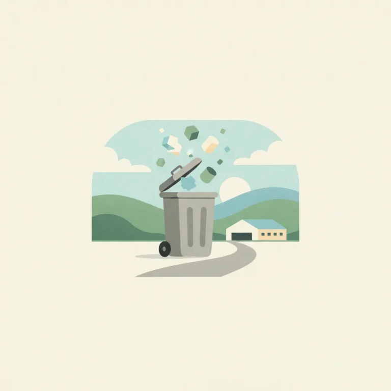 A minimalist flat illustration of a gray